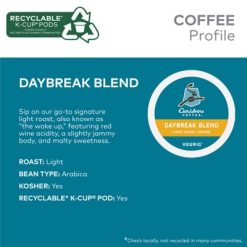 Alternative view of Keurig K-Cup Coffee Daybreak Morning Blend Coffee