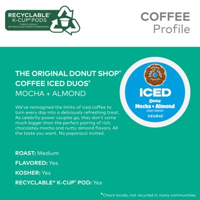 Keurig K-Cup Coffee ICED Duos Mocha + Almond Coffee - Image 4