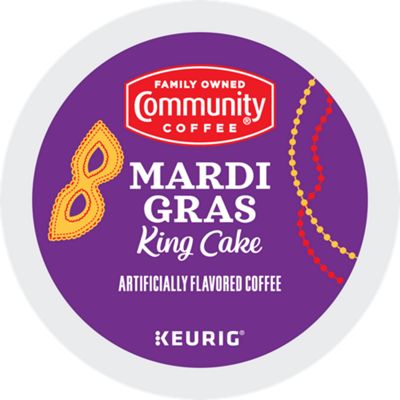 Keurig K-Cup Coffee Mardi Gras King Cake Coffee