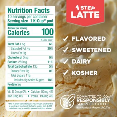 Keurig K-Cup Coffee Vanilla Latte - Image 3