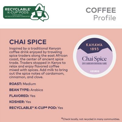 Keurig K-Cup Coffee Chai Spice Coffee - Image 4