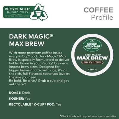 Keurig K-Cup Coffee Dark Magic Max Brew Coffee - Image 7