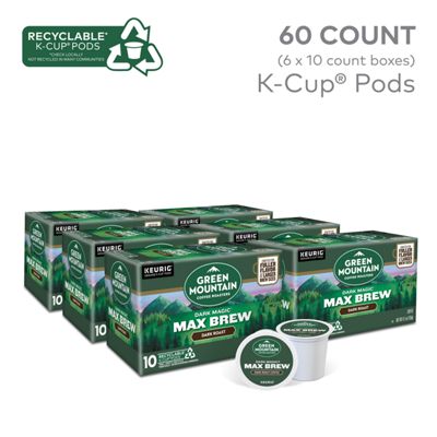 Keurig K-Cup Coffee Dark Magic Max Brew Coffee - Image 6