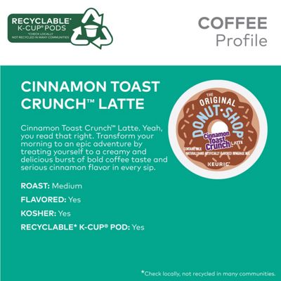 Keurig K-Cup Coffee Cinnamon Toast Crunch Latte - Image 4