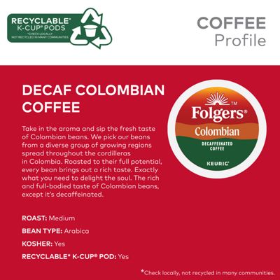 Keurig K-Cup Coffee Colombian Decaffeinated Coffee - Image 4