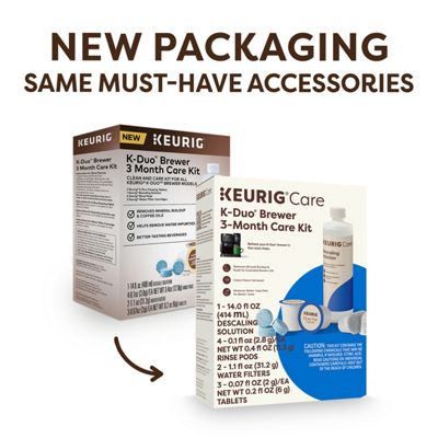 Keurig K-Cup Coffee K-Duo Brewer 3 Month Care Kit - Image 3