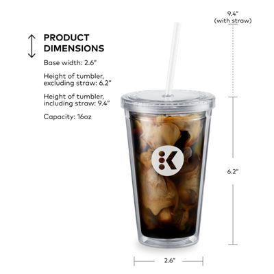 Keurig K-Cup Coffee 16oz BPA Free Plastic Iced Beverage Cup - Image 2